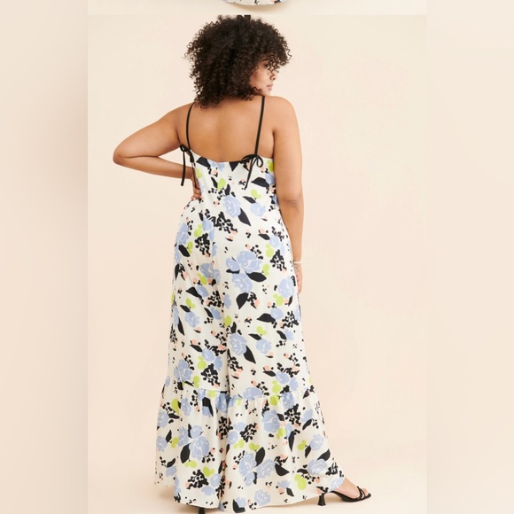 Anthropology Blue Rose Jumpsuit - Picture 6 of 11